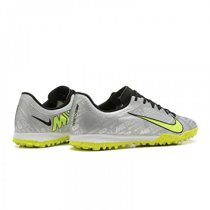Air Zoom Mercurial Vapor- XV Academy TF Soccer Shoes-Grey/Green-3130964
