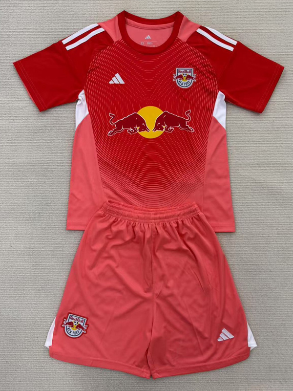 25-26 New York Red Bulls Orange GoalKeeper Kids Soccer Jersey