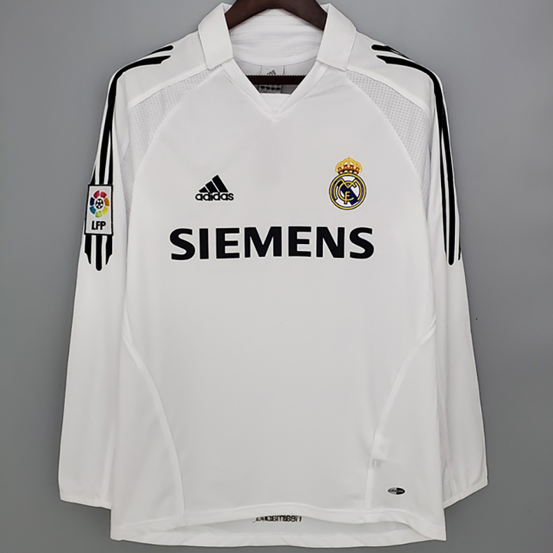 2005-2006 RMA Home Long Sleeve Retro Soccer Jer...