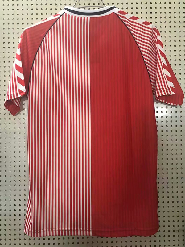 1986 Denmark Home Retro Soccer Jersey