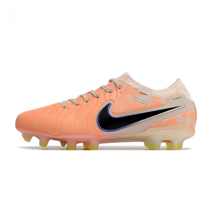 Tiempo Legend 10 Elite FG Soccer Shoes-Orange/White-7891286