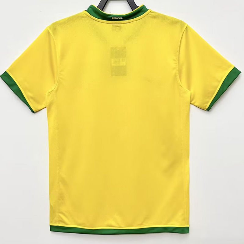 2006 Brazil Home Retro Soccer Jersey