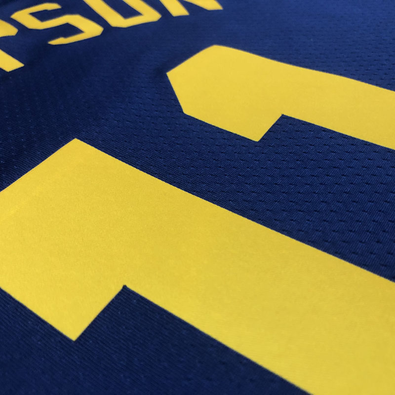 22-23 WARRIORS THOMPSON #11 Royal blue Top Qual...