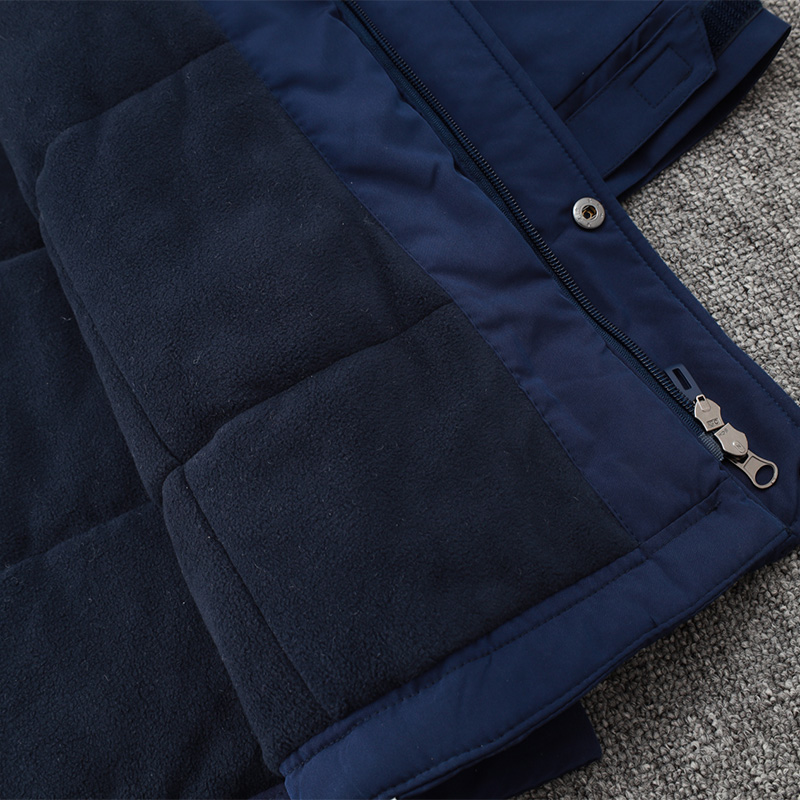 24-25 Argentina Royal Blue Hooded Windbreaker Fabric Cotton Coat #G185(金标)