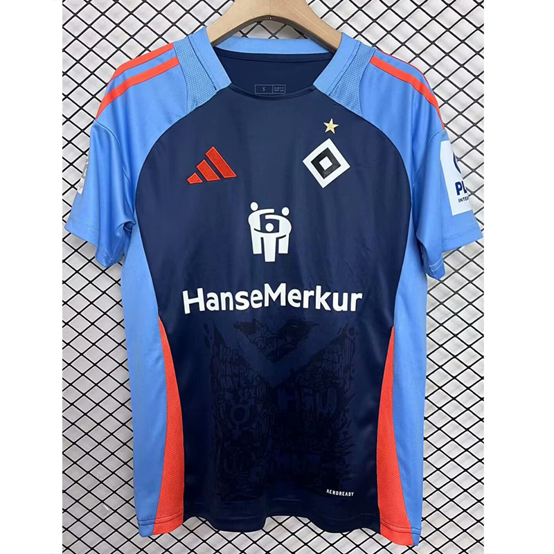 25-26 Hamburg SV Royal Blue Special Edition Fans Soccer Jersey