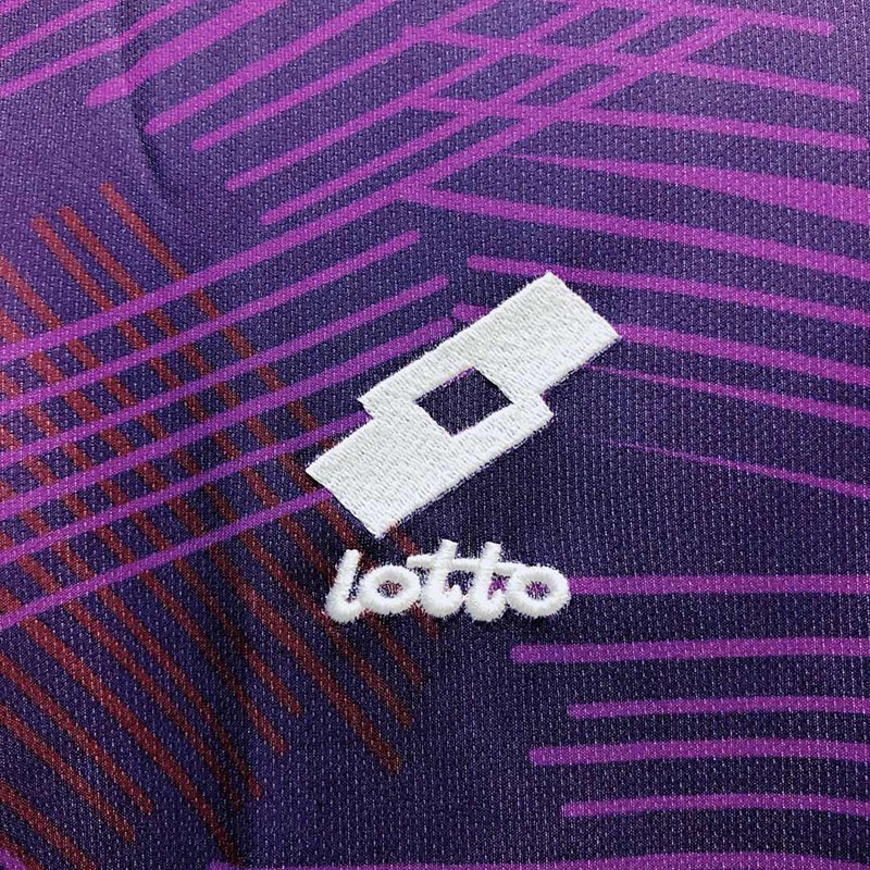 1992-1993 Fiorentina Home Purple Retro Soccer J...