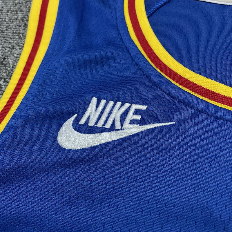 Warriors WIGGINS #22 Blue 75th Anniversary Retr...