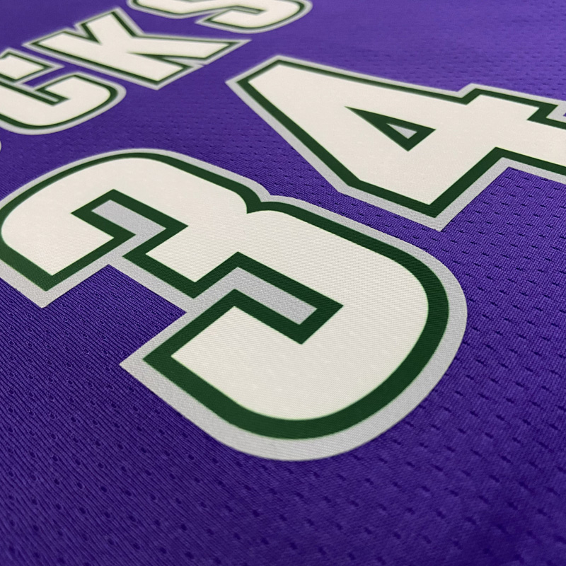 22-23 BUCKS ANTETOKOUNMPO #34 Purple Top Qualit...