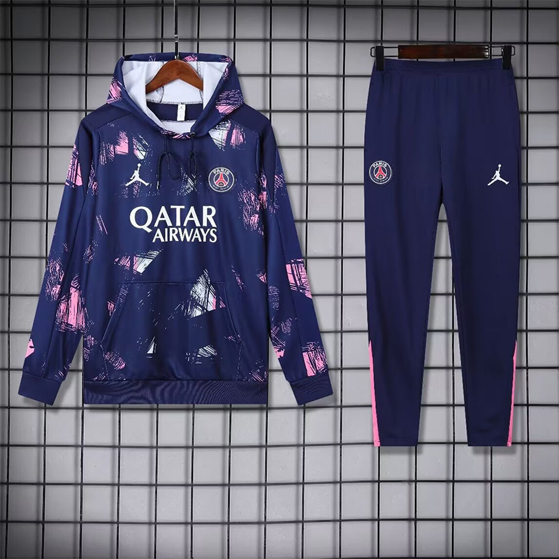 24-25 PSG Royal Blue Hoodie Tracksuit (卫衣套装)