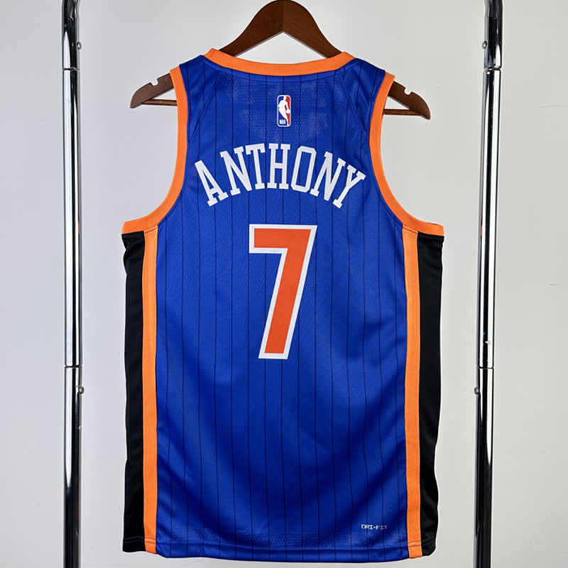 23-34 KNICKS ANTHONY #7 Blue City Edition Top Q...