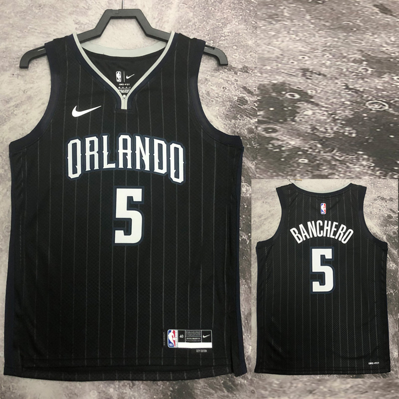 22-23 Magic BANCHERO #5 Black Top Quality Hot P...