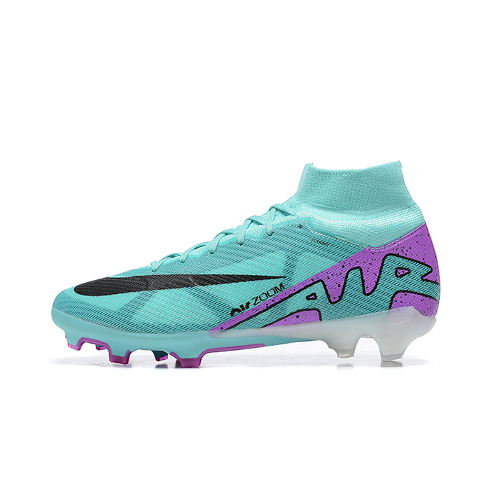 Air Zoom Mercurial Superfly IX Elite FG High Soccer Shoes-Blue/Purple-6483363