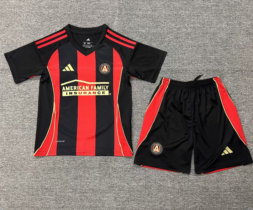 25-26 Atlanta United Home Kids Soccer Jersey