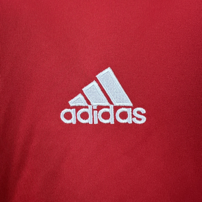 2011-2012 RMA Away Red Long Sleeve Retro Soccer...