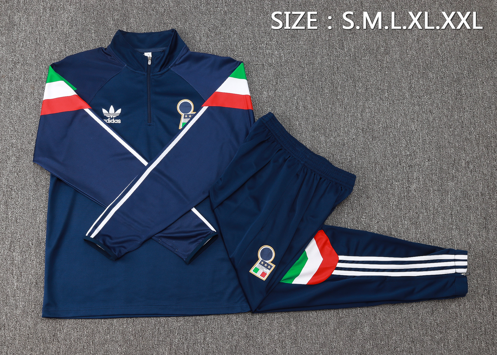 24-25 Italy High Quality Half Pull Tracksuit