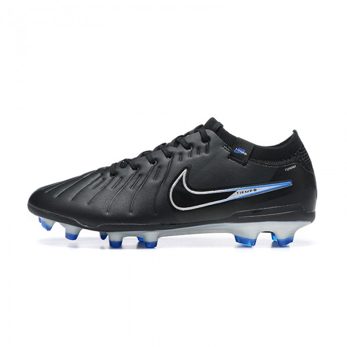 Tiempo Legend 10 Elite FG Soccer Shoes-Black/Blue-9548967