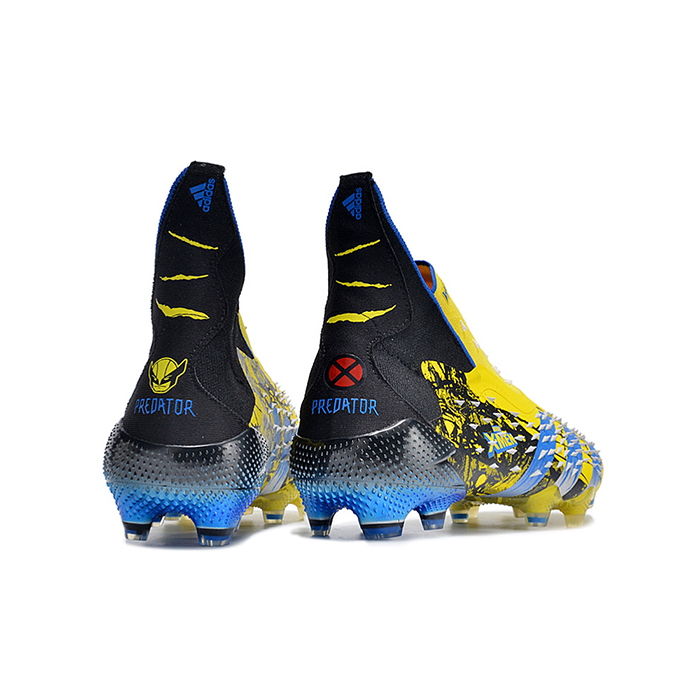 PREDATOR FREAK .1 FG High Soccer Shoes-Yellow/Black-4989444