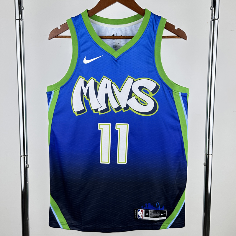 Dallas Mavericks IRVING #11 Blue Top Quality Hot Pressing NBA Jersey