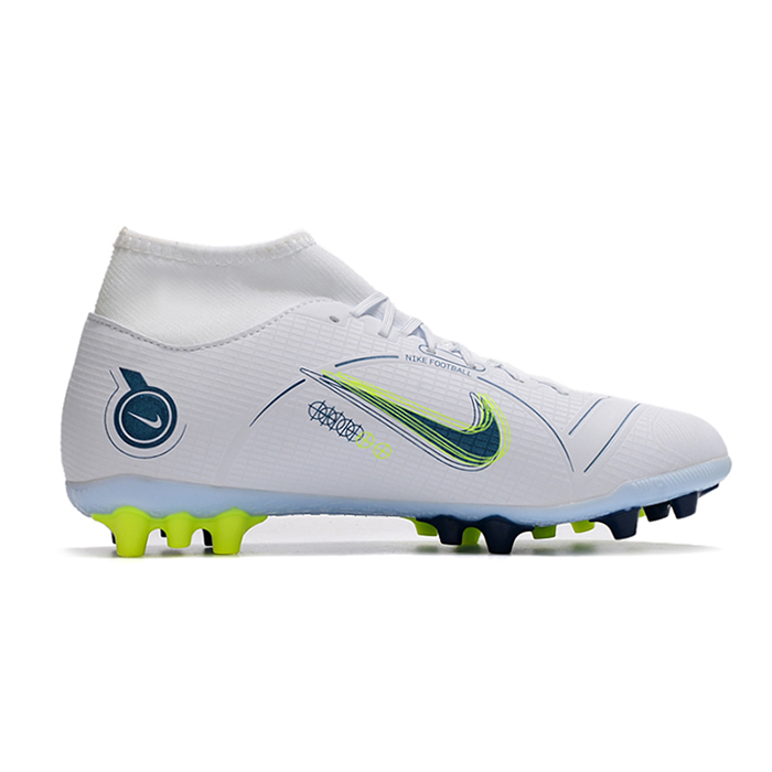 Vapor 14 Academy AG High Soccer Shoes-White/Green-7666750
