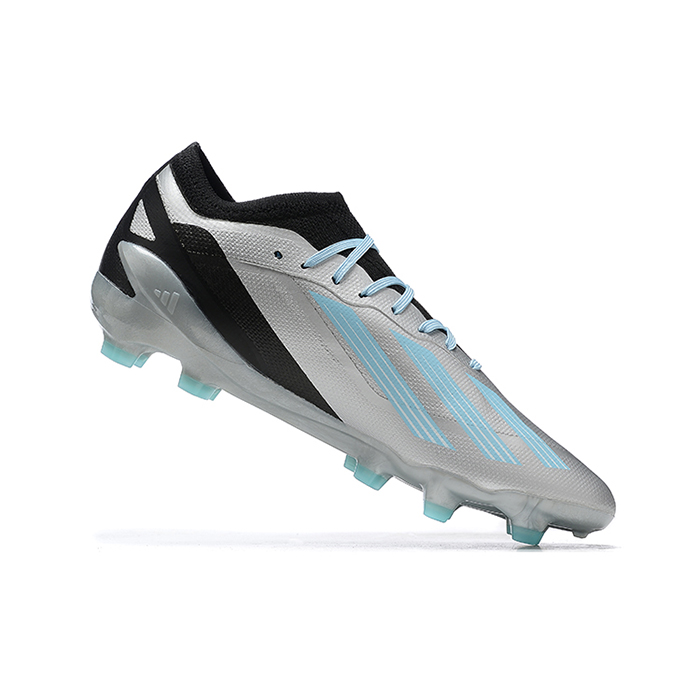 23 crazyfast.1 FG Soccer Shoes-Silver/Black-1066486