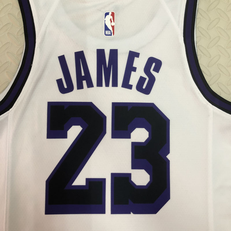 22-23 LAKERS JAMES #23 White City Edition Top Q...