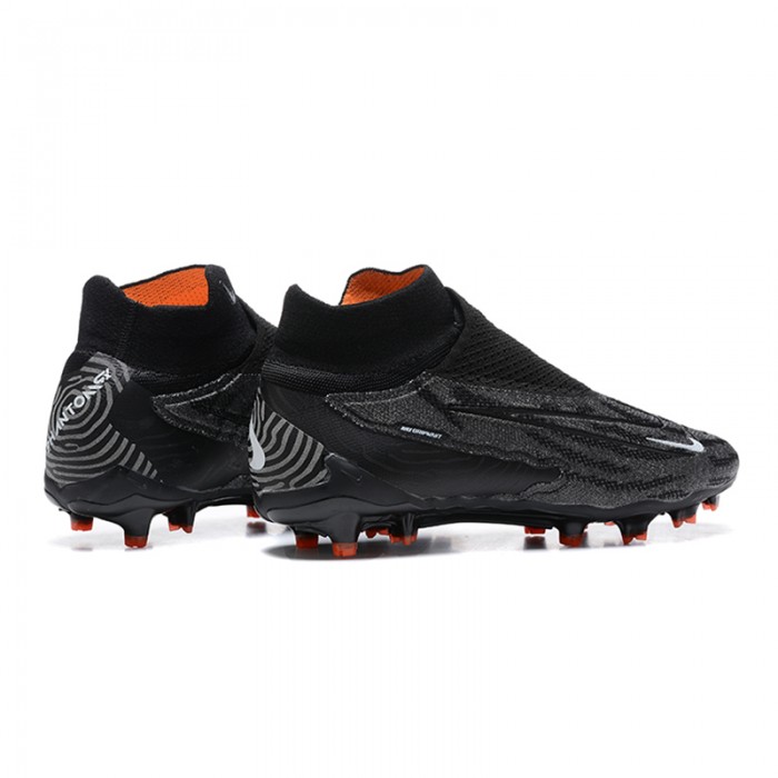 Phantom GX Elite FG High Soccer Shoes-Gray/Black-9965667