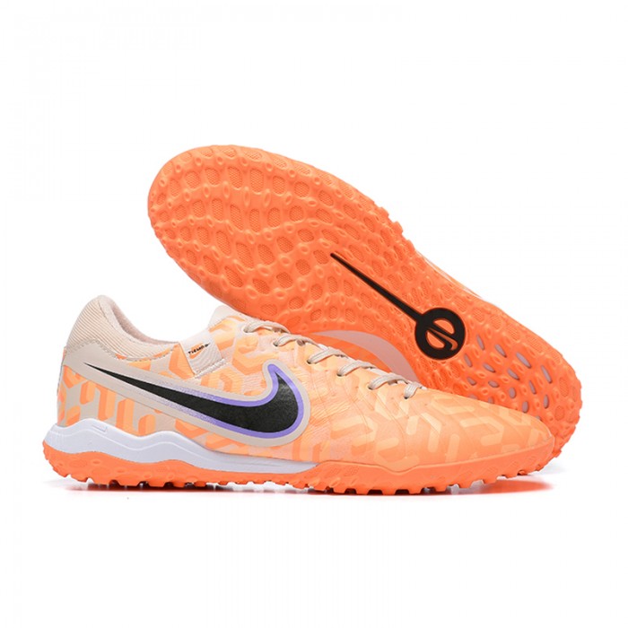 Tiempo Legend 10 Soccer Cleats -Descrip Soccer Shoes-Orange/White-6733376