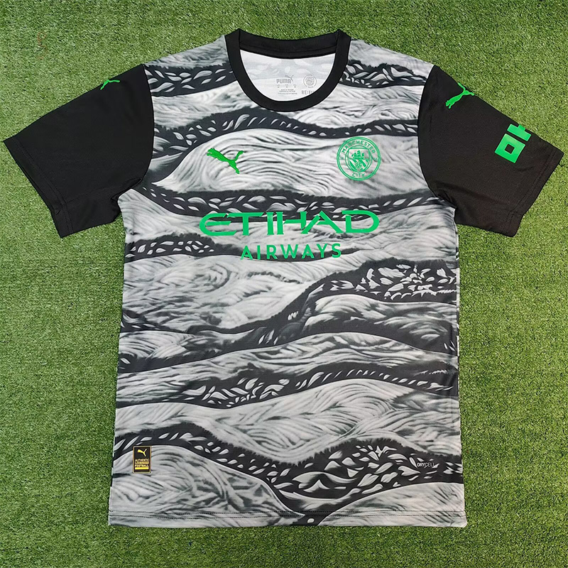25-26 Man City Grey Black Concept Edition Training shirts
