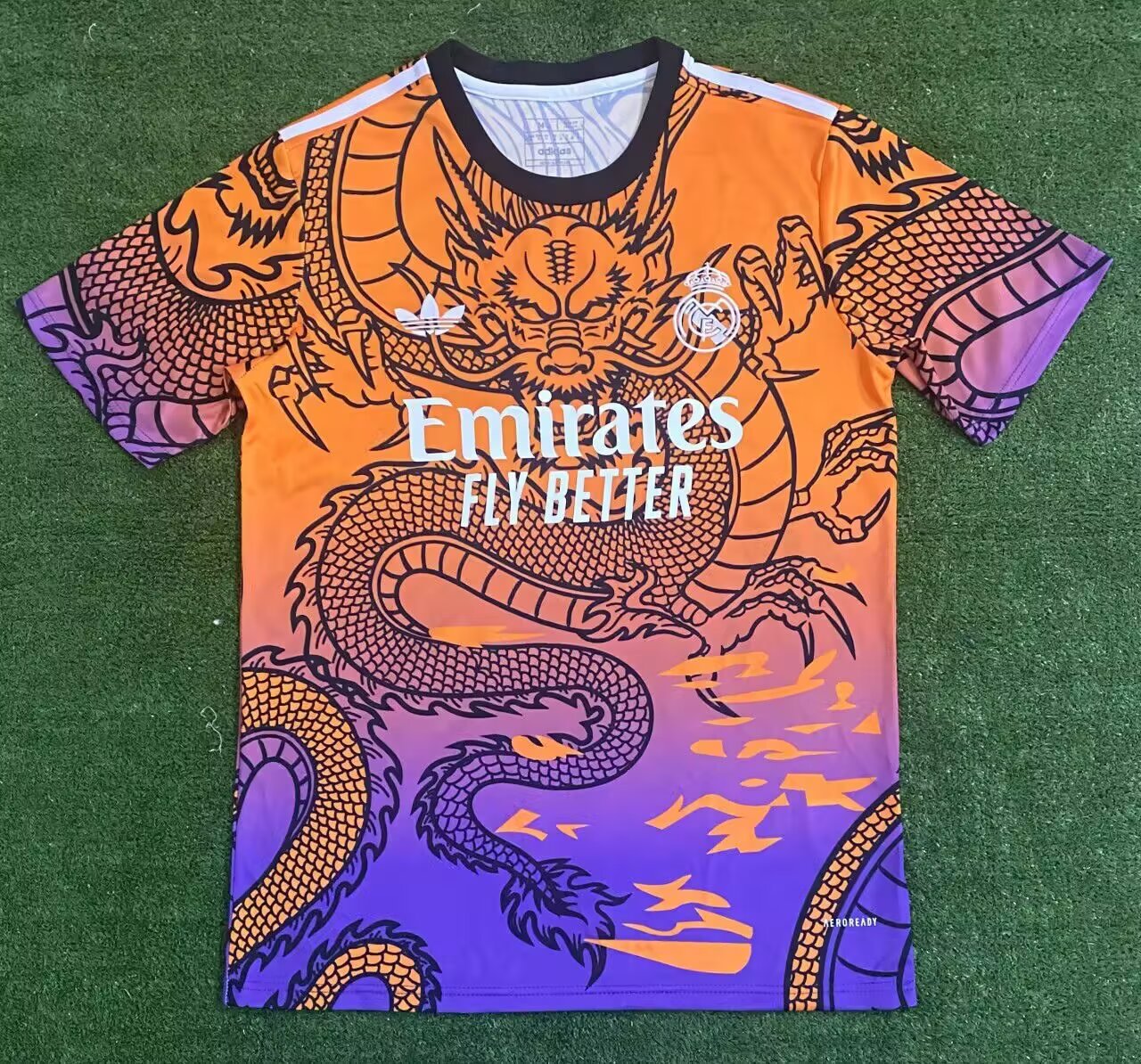 24-25 RMA Purple Orange Special Edition Training Shirts *三叶草