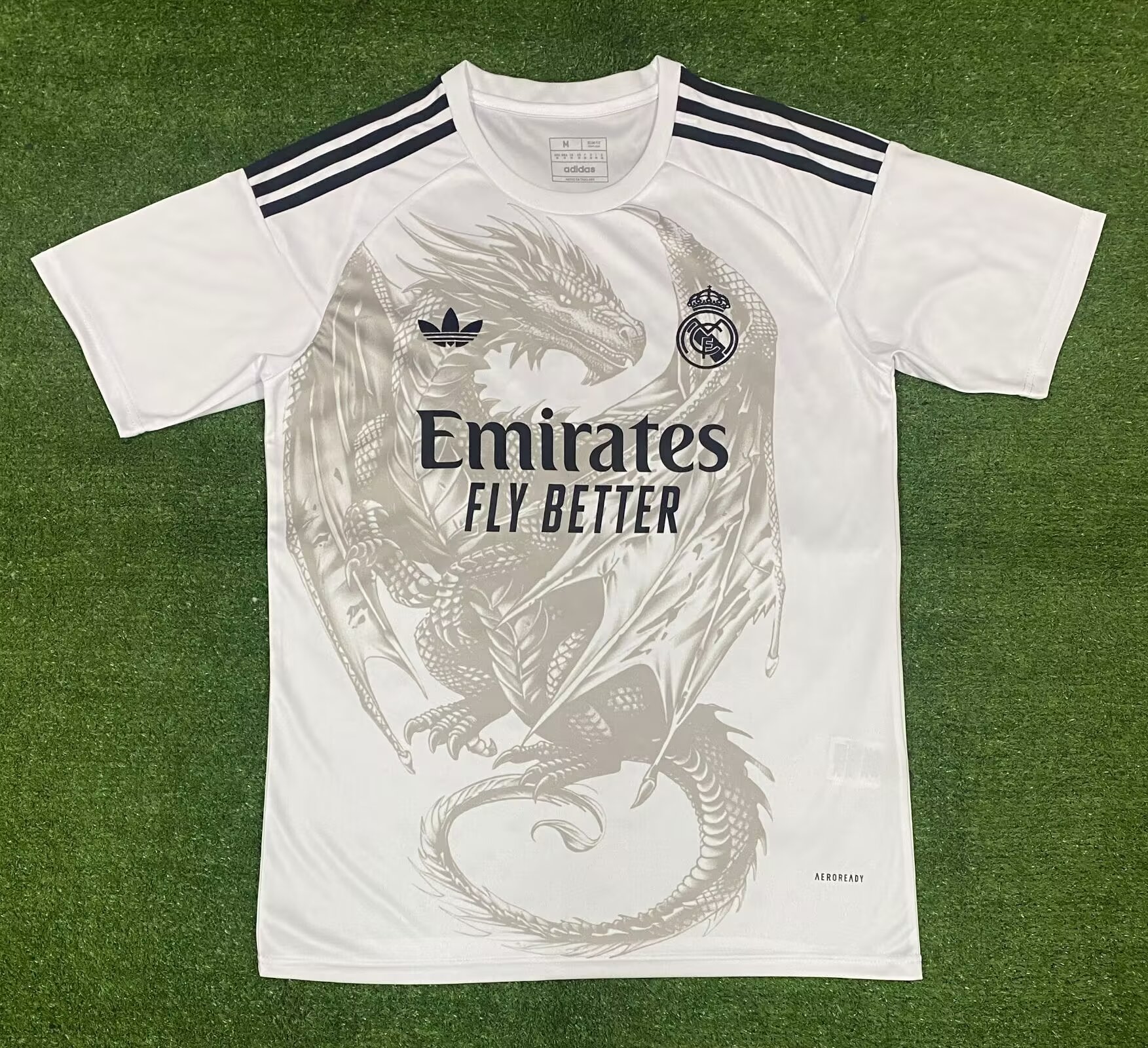 24-25 RMA White Special Edition Training Shirts *三叶草黑标