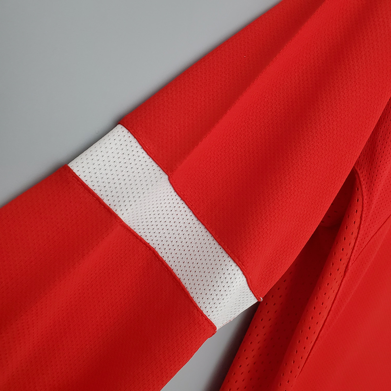 2005-2006 Man Utd Home Long sleeve Retro soccer...