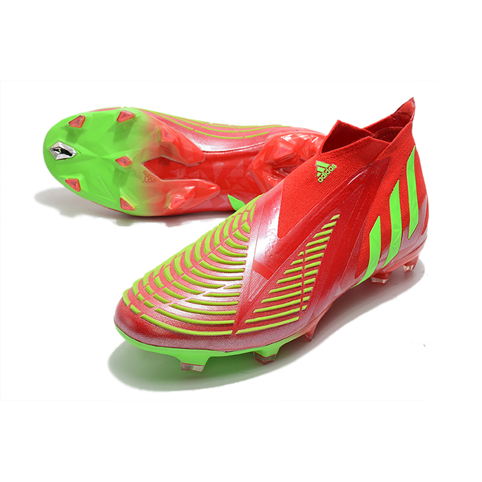 Predator Edge+ FG Soccer Shoes-Red/Green-5328618