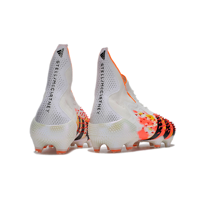 PREDATOR FREAK + FG High Soccer Shoes-White/Red-2578370