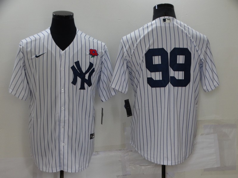 2022 Men's New York Yankees 99 white MLB Jersey