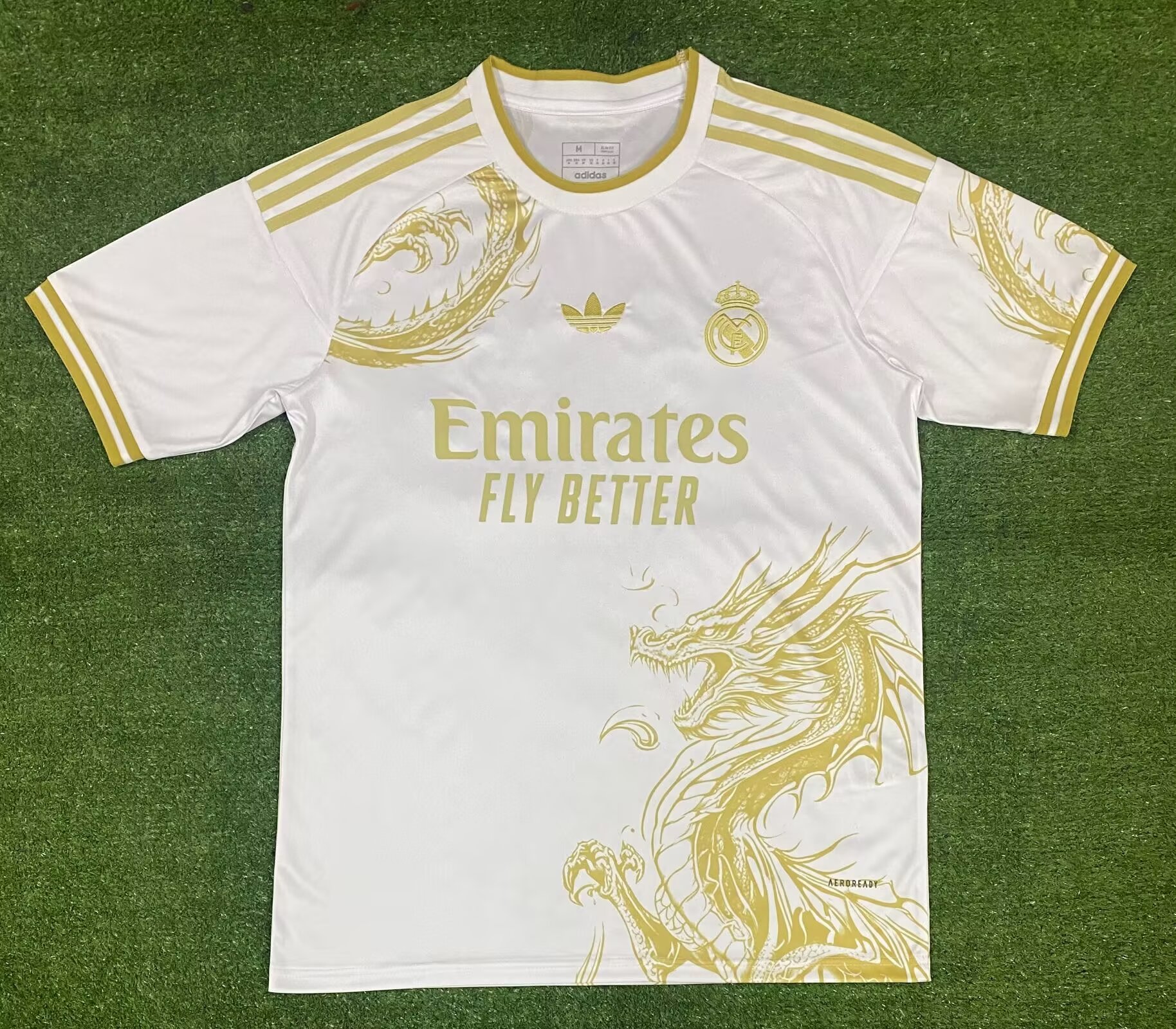 24-25 RMA White Special Edition Training Shirts *三叶草金标