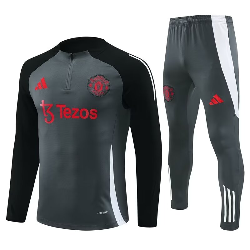 24/25  Man Utd Dark Grey 1:1 Quality Training Jersey