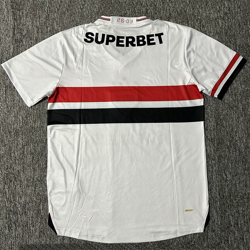 25-26 Sao Paulo Home Fans Soccer Jersey