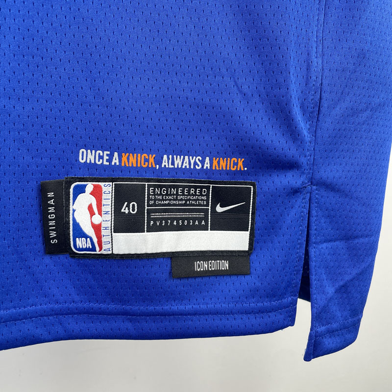 22-23 KNICKS RANDLE #30 Blue Top Quality Hot Pr...