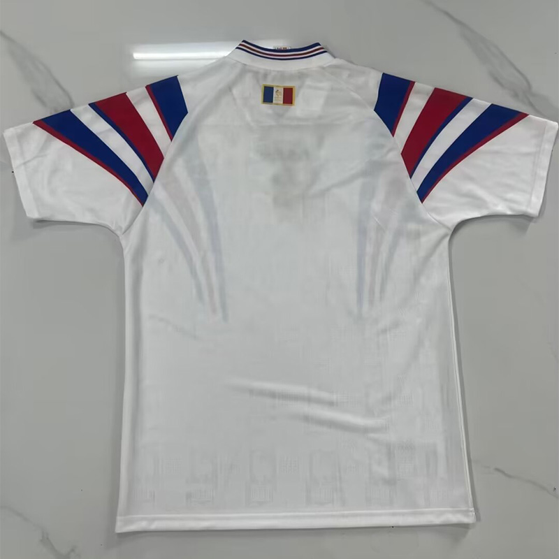 1996-1997 France Away Retro Soccer Jersey