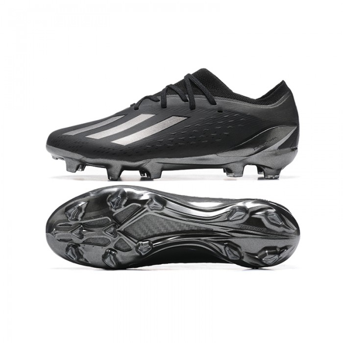 X Speedportal .1 2022 World Cup Boots FG Soccer Shoes-All Black-3695035