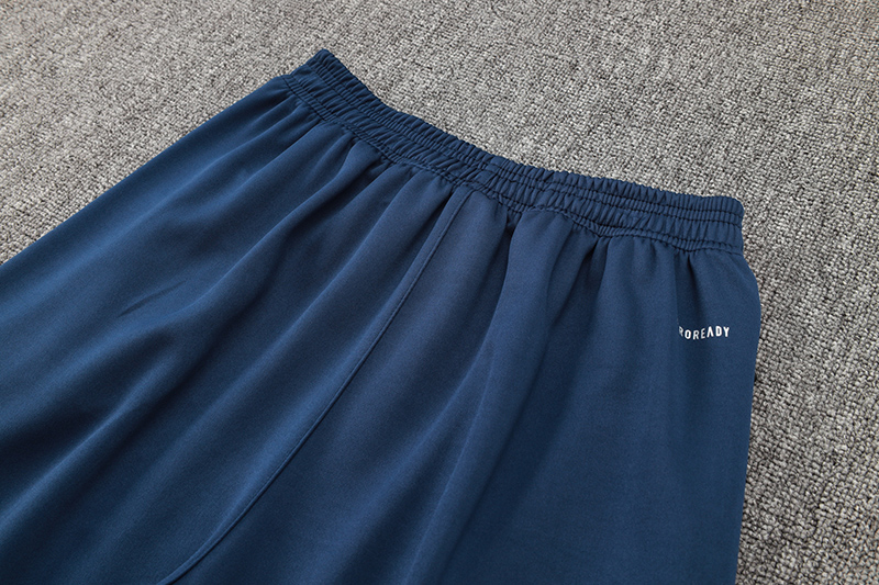 24-25 Man Utd Royal blue Kids Half Pull Tracksuit (童装)(半拉链)