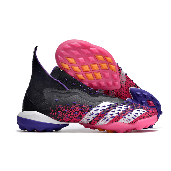 PREDATOR FREAK .1 TF High Soccer Shoes-Red/Black-2756833