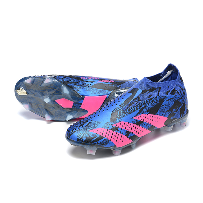 PREDATOR ACCURACY+ FG BOOTS High Soccer Shoes-Blue/Pink-1267448