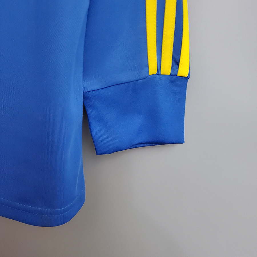 1981 Boca Juniors Home Long Sleeve Retro Soccer...