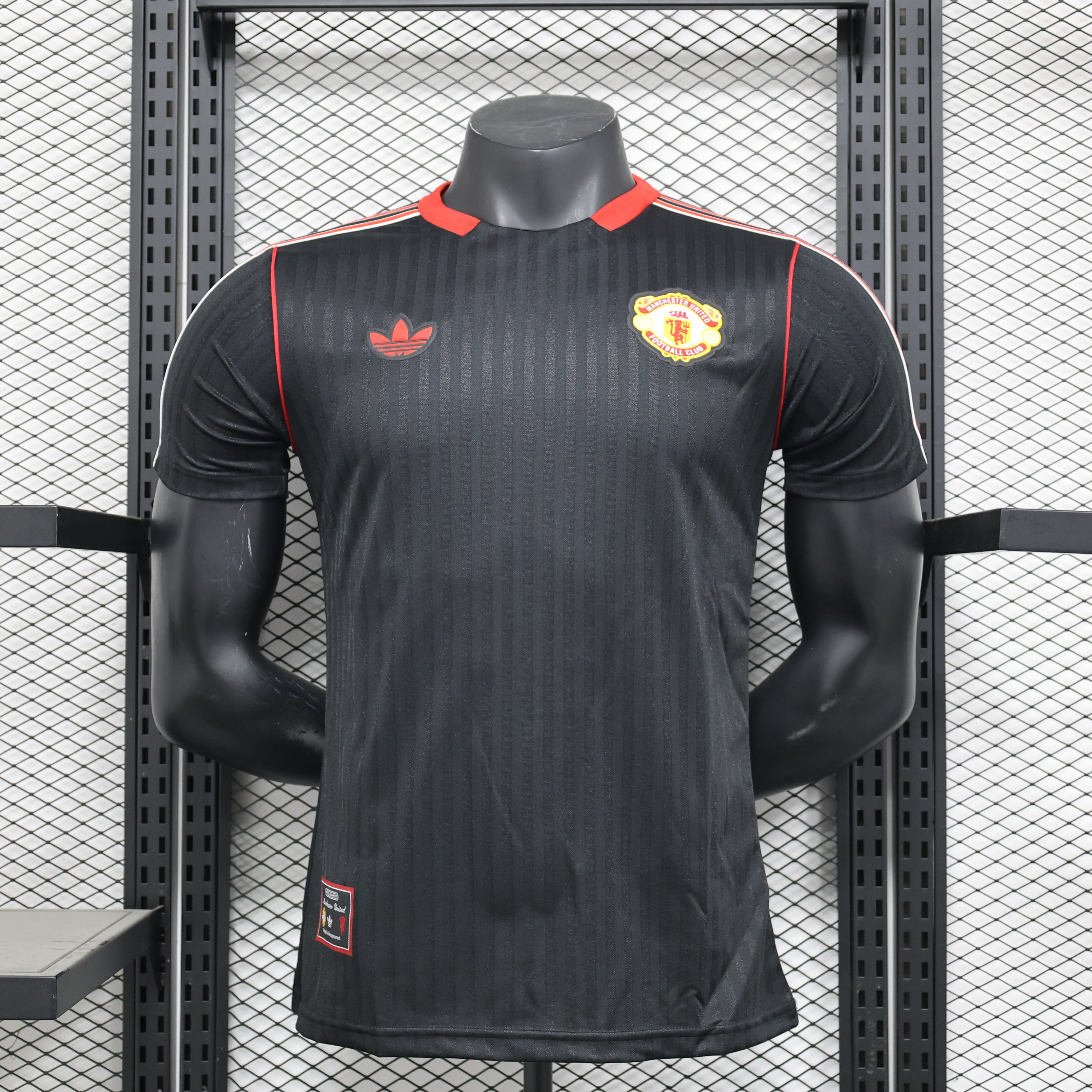 25-26 Man Utd Black Casual Special Edition Player Version Soccer Jersey