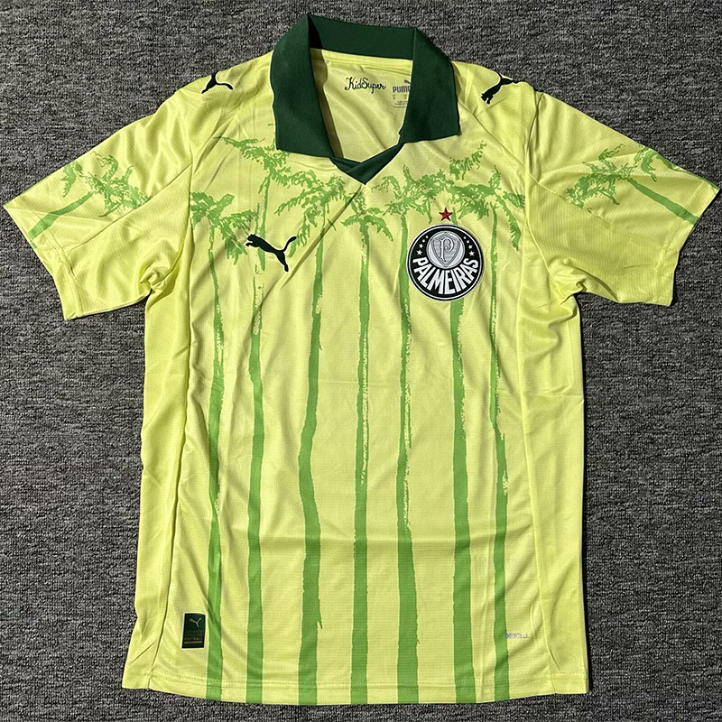 25-26 Palmeiras Fluorescent Yellow Special Edition Fans Soccer Jersey