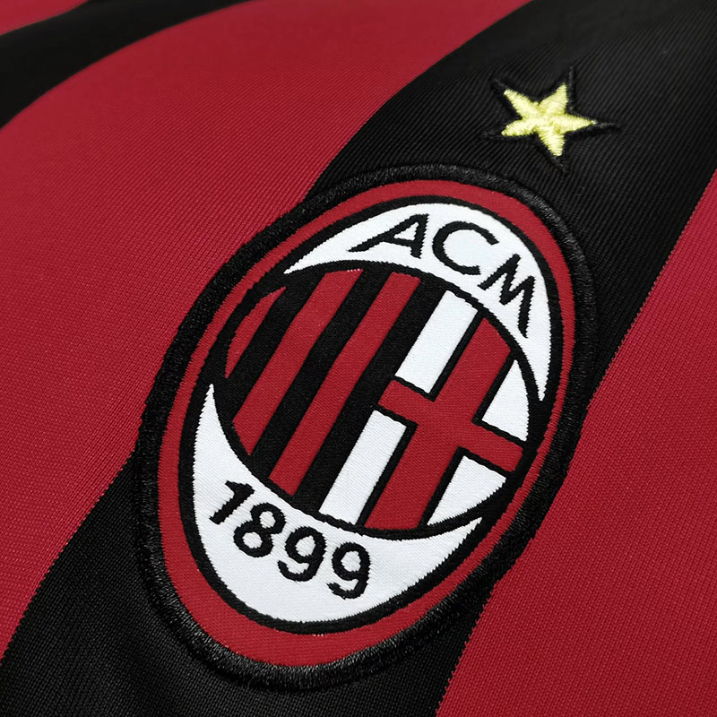 2009-2010 ACM Home Long Sleeve Retro Soccer Jer...