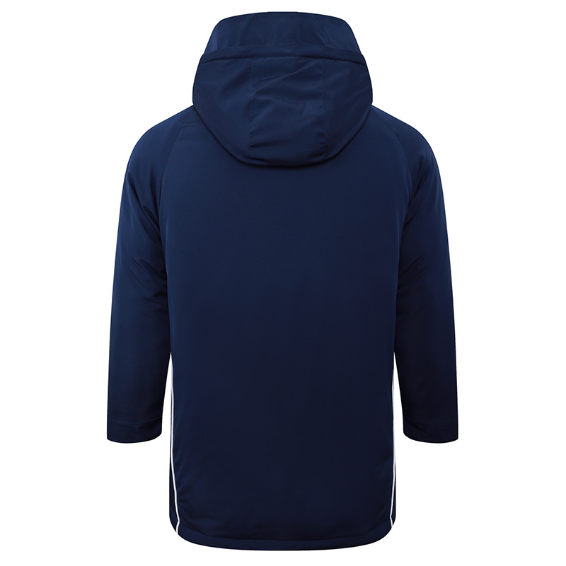 24-25 RMA Royal Blue Hooded Windbreaker Fabric Cotton Coat #G211(白标)