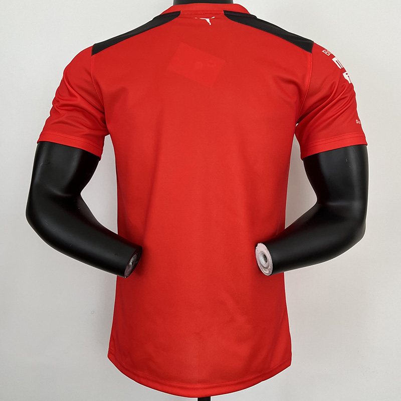 2023 F1 Formula One Ferrari Red Racing Suit (圆领)