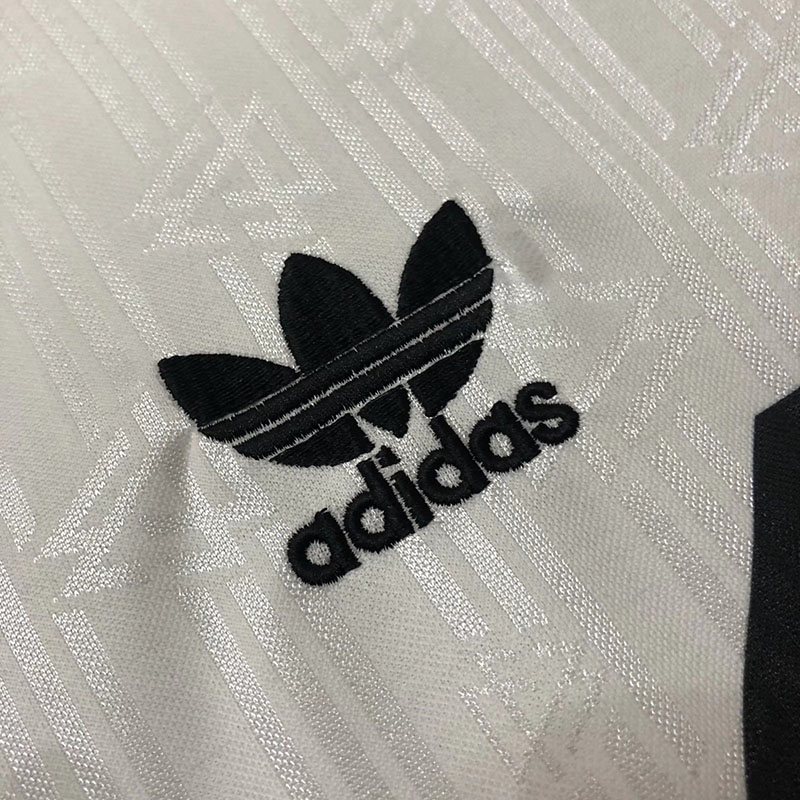 1990 Germany Home White Retro Soccer Jersey